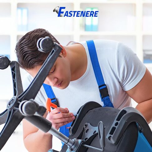 مسامير غطاء مقبس رأس زر Fastenere - 5-40 × 1/4 بوصة (50 قطعة) من سبائك الصلب، ملولبة بالكامل، لمسة نهائية من أكسيد أسود ناعم، مقاومة للتآكل، خيط الآلة، سهلة التركيب مع محرك سداسي ألين in Saudi Arabia