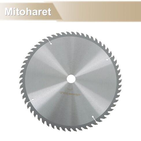 12Inch Alloy Woodworking Saw Blade Center Hole Distance 25.44mm 60T for Cutting Boards Plywood in Saudi Arabia