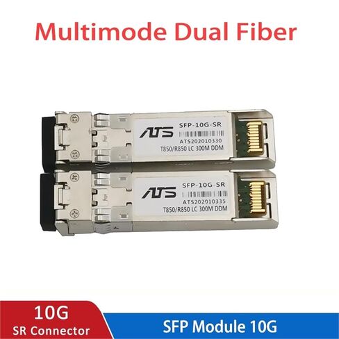 10G SFP + دوبلكس LC SFP وحدة متعددة الأوضاع 850nm 300m SFP-10G-SR مع مفتاح متوافق بالكامل (5 قطع) in Saudi Arabia