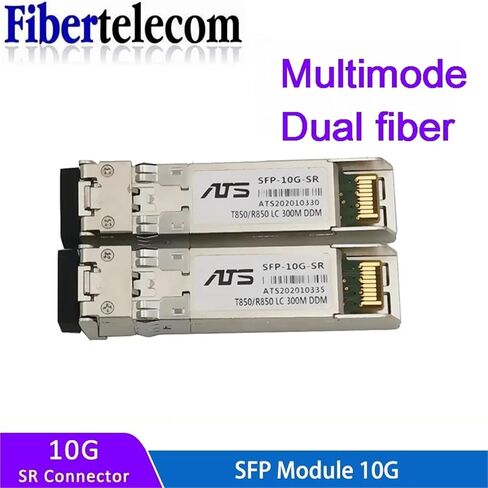 10G SFP + دوبلكس LC SFP وحدة متعددة الأوضاع 850nm 300m SFP-10G-SR مع مفتاح متوافق بالكامل (5 قطع) in Saudi Arabia