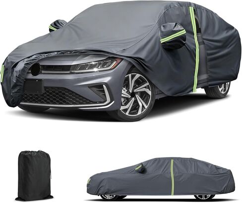 غطاء سيارة مقاوم للماء للفترة 2011-2025 VW Jetta ، كلها Weather Sedan Outdoor Sun UV Rain Gust Snow Roft Cover in Saudi Arabia
