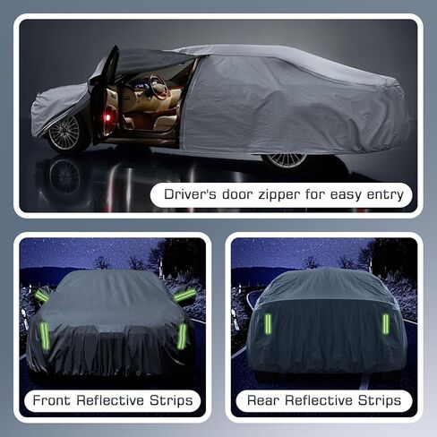 غطاء سيارة مقاوم للماء للفترة 2011-2025 VW Jetta ، كلها Weather Sedan Outdoor Sun UV Rain Gust Snow Roft Cover in Saudi Arabia