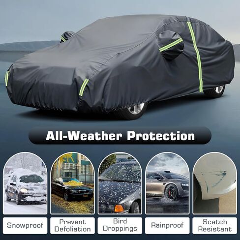 غطاء سيارة مقاوم للماء للفترة 2011-2025 VW Jetta ، كلها Weather Sedan Outdoor Sun UV Rain Gust Snow Roft Cover in Saudi Arabia