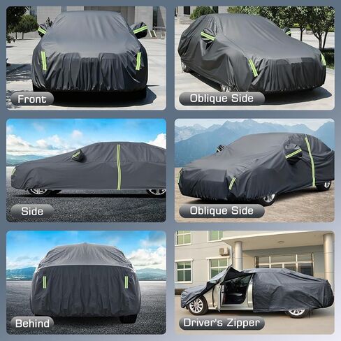 غطاء سيارة مقاوم للماء للفترة 2011-2025 VW Jetta ، كلها Weather Sedan Outdoor Sun UV Rain Gust Snow Roft Cover in Saudi Arabia