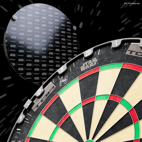 Target Darts TOR Dartboard & Dart Board Bundles | Competition Standard Steel Tip Board with Fixing Kit | Also Available: Special Edition Luke “The Nuke" Littler Board and Surround or Star Wars Galaxy in Saudi Arabia