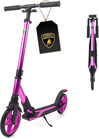 Lamborghini Kick Scooters for Kids Ages 8-12 - Premium Kids Scooter with Foldable Aluminum Frame and Adjustable Handlebars in Saudi Arabia