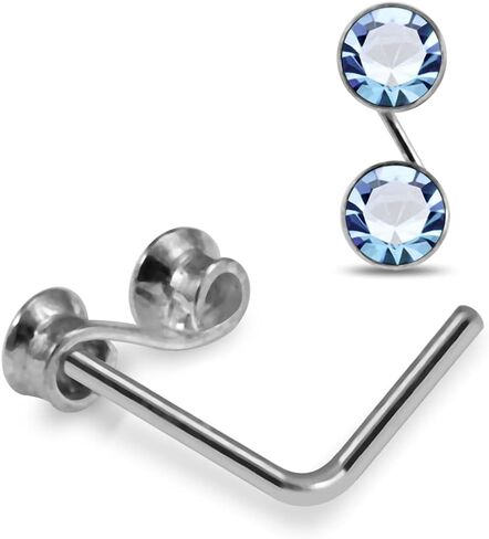 GEMS الأزرق الفاتح على شكل 925 الجنيه الاسترليني الفضة 22 مقياس L in Kuwait