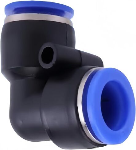10Pcs Elbow Fitting Pneumatic Fittings Quick Release Air Hose Connector Adapter 12mm in Saudi Arabia