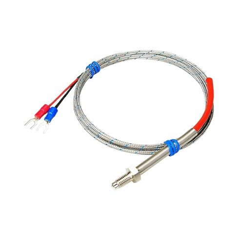 K Type Screw Temperature Probe, M6 Thermocouple Sensor, High Temp Stainless Steel, Industrial Wire(Pt100-2M) in Saudi Arabia