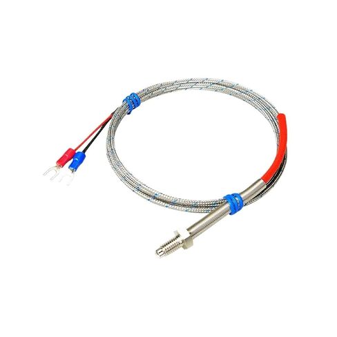 K Type Screw Temperature Probe, M6 Thermocouple Sensor, High Temp Stainless Steel, Industrial Wire(Pt100-2M) in Saudi Arabia