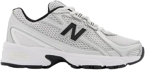 New Balance 740 Big Kids Shoes (Black Silver Metallic ، 7) in Kuwait