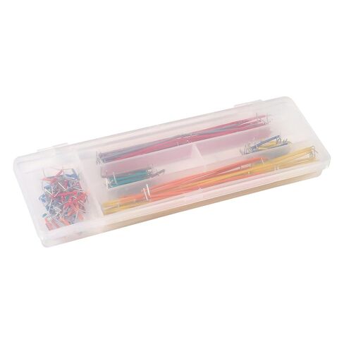140 PCS Breadboard Jumper Wire Cables Kit 14 Vaules Assorted Jumper Wire Connecting Line Cables for Breadboard Prototyping Flexible Circuits in Saudi Arabia