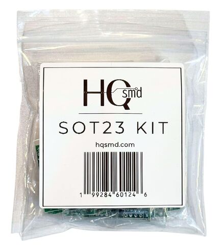 HQsmd SOT23 Prototyping Kit, SOT23-(3,5,6), SOT143, SOT323, 5 Footprints incl. Headers, 40 Count in Saudi Arabia