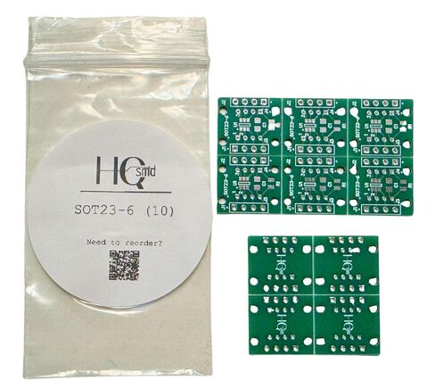 HQsmd SOT23 Prototyping Kit, SOT23-(3,5,6), SOT143, SOT323, 5 Footprints incl. Headers, 40 Count in Saudi Arabia