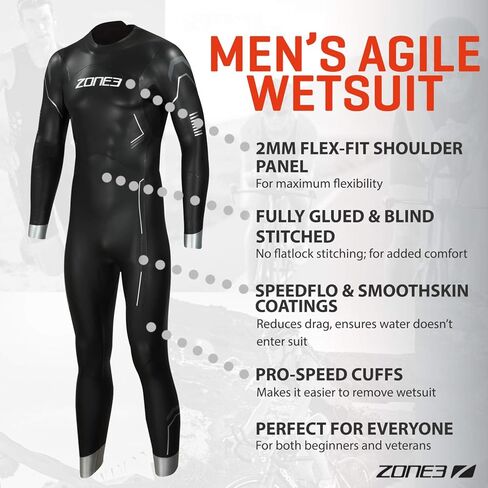 Zone3 Men's Agile Wetsuit in Saudi Arabia