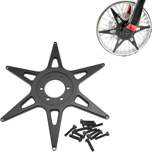 Aluminum 7075 Front Hub Spoke Support Plate for LOSI 1/4 Promoto-MX Motorcycle Metal Front Wheel Support Repair Modification Upgrade Parts (Red) in Saudi Arabia