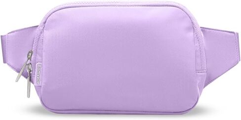 Small Fanny Pack 1L with 2-way Zipper for Women Teen Girls Boys, Green Belt Bag with Extender Strap 53", Crossbody Bag for Travel Gym Running Hiking Cycling, Fashion Waist Bag Everglade Green in Kuwait