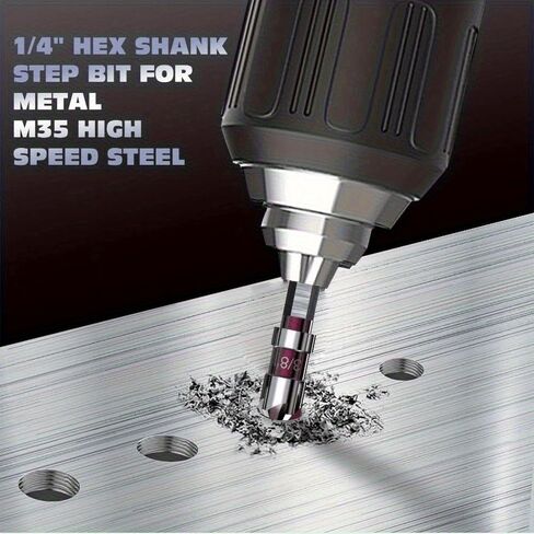 5 قطعة مثقاب الحفر مجموعة M35 5 الناي غاطسة مثقاب HSS 82 درجة عرافة عرقوب 1/4 ''إلى 3/4'' للمعادن الخشب in Saudi Arabia