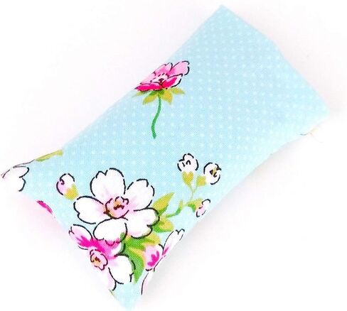 Emery Pincushion للخياطة - مليئة بالرمل الكاشط - المصنوع يدويًا في الولايات المتحدة الأمريكية (2 "X3" ، الزهور المكسيكية الملونة على الأسود) in Kuwait