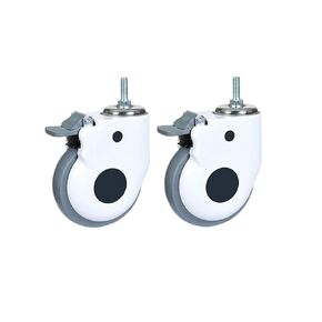 2 قطعة عجلات معدات TPR لولبية 5 بوصة (2 قطعة فرامل) in Kuwait