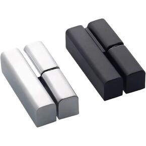 Zinc Alloy Detachable Hinge Industrial Machinery Equipment Box Cabinet Door 1Pcs(Black-Left) in Saudi Arabia