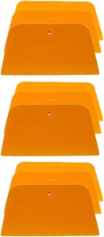 15pcs Body Filler Spreaders Kit, 4" 5" 6" Reusable Automotive Body Fillers, Plastic Spreader, Felt Edge Squeegees for Applying Fillers Putties Glazes Caulking Agents Car Body Maintenance in Saudi Arabia