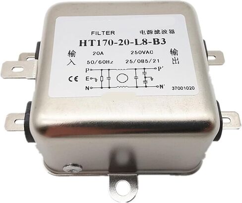 Single-Phase AC Power Filter 220V Anti-Interference HT170-16-L8-B3 B2 10A 16A 20A 30A 50A(HT170-20 -L8 -B2 20A) in Saudi Arabia