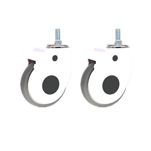 2PCS 5-inch Screw TPR Equipment casters(2 Pcs Brake) in Saudi Arabia