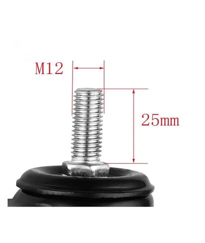 4 Sets of casters, 2-inch Diamond Screw casters, M12 Movable Universal Wheels in Saudi Arabia