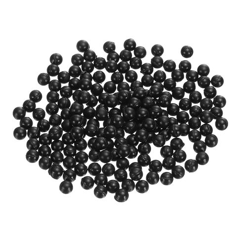 uxcell 100Pcs Raised Panel Cabinet Door Spacers, 3/16"(5mm) Silicone Ball Stabilizers Bumpers for Cabinet Door Alignment Stress Distribution, Black in Saudi Arabia