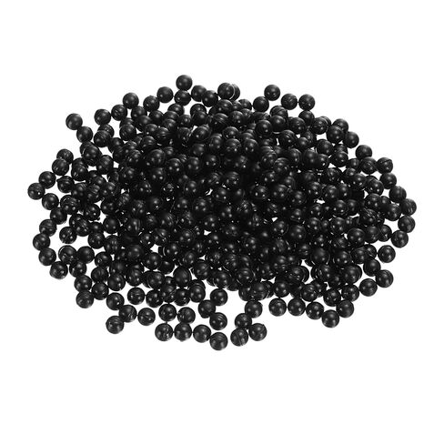 uxcell 100Pcs Raised Panel Cabinet Door Spacers, 3/16"(5mm) Silicone Ball Stabilizers Bumpers for Cabinet Door Alignment Stress Distribution, Black in Saudi Arabia