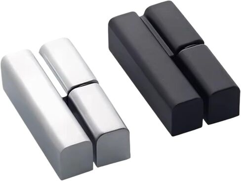 Zinc Alloy Detachable Hinge Industrial Machinery Equipment Box Cabinet Door 1Pcs(Black-Left) in Saudi Arabia