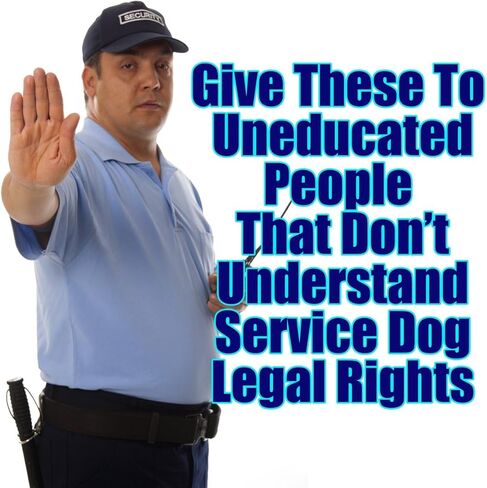 ADA Service Dog Law Cards 2026 - THE ORIGINAL - 50 ADA Service Dog Information Cards - Service Dog Card States Your Legal Rights - Use with Your Service Dog Certificate in Saudi Arabia