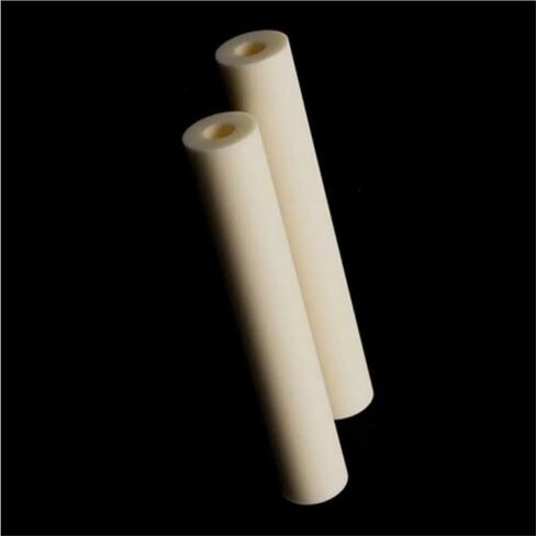 Ceramic Insulating Rod, 2pcs Low Dielectric Loss Porcelain Hollow Duct Tube ID 19mm * OD 25mm, Bundle Protection Heat Insulation(45mm) in Kuwait