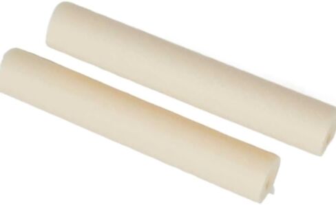 Ceramic Insulating Rod, 2pcs Low Dielectric Loss Porcelain Hollow Duct Tube ID 19mm * OD 25mm, Bundle Protection Heat Insulation(45mm) in Kuwait