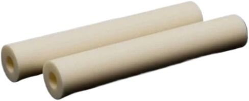 Ceramic Insulating Rod, 2pcs Low Dielectric Loss Porcelain Hollow Duct Tube ID 19mm * OD 25mm, Bundle Protection Heat Insulation(45mm) in Kuwait