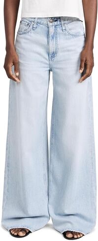 Rag & Bone Women Women's Women's Womene Sofie Culle Length Jeans ، Ecru ، Off White ، 32 in Saudi Arabia