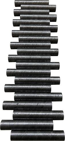 Damascus Rod Twist 5.5" inch Round Bar Steel Bush Crafts Rod for Knife Pen Jewelry Ring Making Handmade in Saudi Arabia