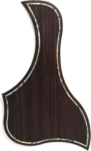 Acoustic Guitar Pickguard Pick Guard Anti-scrape Plate Inlaid Abalone Flower Self-adhesive for Taylor Acoustic Guitar (33) in Saudi Arabia