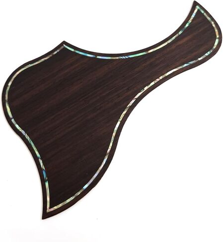 Acoustic Guitar Pickguard Pick Guard Anti-scrape Plate Inlaid Abalone Flower Self-adhesive for Taylor Acoustic Guitar (33) in Saudi Arabia