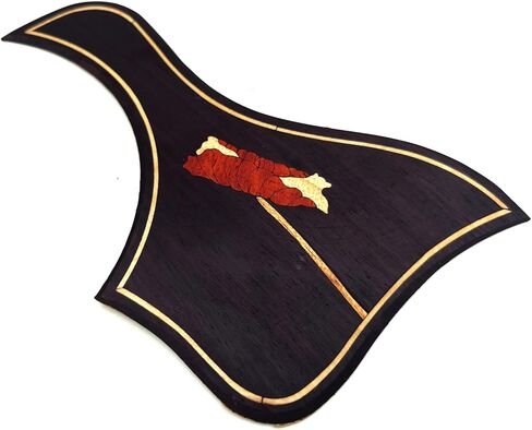 Acoustic Guitar Pickguard Pick Guard Anti-scrape Plate Inlaid Abalone Flower Self-adhesive for Taylor Acoustic Guitar (33) in Saudi Arabia