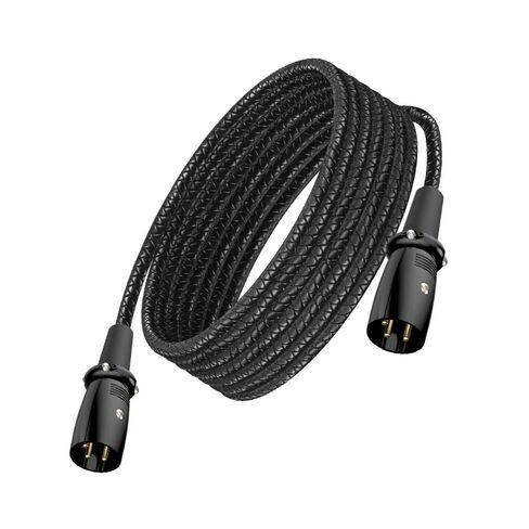 MysRuida 9.8ft XLR Microphone Cable, 3 Pin XLR Male to Male Balanced Shielded Audio Cable for MIC Mixer, Recording Studio, Podcast, Speaker Systems, CD Player in Kuwait