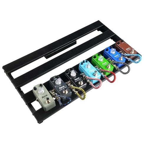 AZOR Guitar Patch Cable 1/4 Inch 6-Pack Right Angle 5 Inch Auxiliary Plugs Instrument Woven Cable for Guitar Effect Pedaboard (Multicolored) in Kuwait