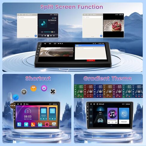 Roinvou Android Screen Radio for Mitsubishi Outlander 2018-2021, Built-in Wireless CarPlay Radio with Android Auto, 10.1'' Touch Screen in-Dash GPS Navigation Support Mirror Link BT FM AHD SWC DSP in Saudi Arabia