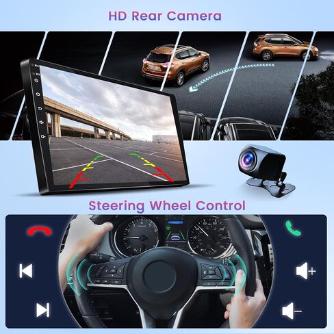 Roinvou Android Screen Radio for Mitsubishi Outlander 2018-2021, Built-in Wireless CarPlay Radio with Android Auto, 10.1'' Touch Screen in-Dash GPS Navigation Support Mirror Link BT FM AHD SWC DSP in Saudi Arabia
