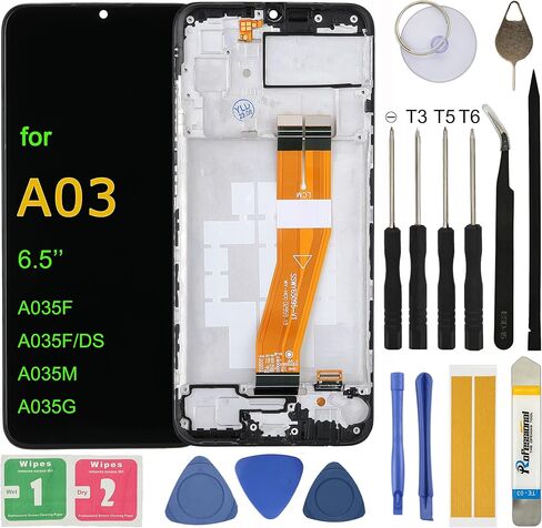 LCD Screen Replacement for Samsung Galaxy A03 Core A032 A032F A032M A032G SM-A032F/DS Assembly LCD Display Touch Screen Digitizer Tools Kit (No Frame) in Saudi Arabia