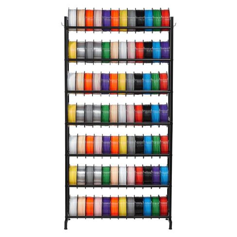 VEVOR 3D Printer Filament Storage Rack, 5 Tier Heavy Duty Storage Shelves for 3D Printing Filaments, Filament Spool Holders Racks for 3D Printing Studio, Home Studio, Office, Workshop (Shelf Only) in Saudi Arabia
