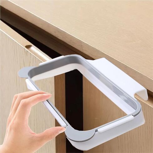 NeilBee Trash Bag Holder Rack Multifunctional Back Design Cute Hanging Trash Garbage Bag Holder for Kitchen Cupboard in Saudi Arabia