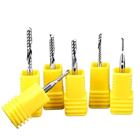 10PCS Flute Milling Cutters 3.175mm Bits(3.175x2.5x17mm) in Saudi Arabia