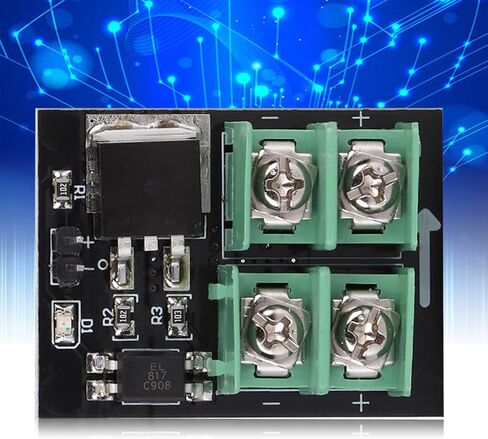 MOSFET وحدة تبديل تيار مستمر 3.3-12 فولت تحكم 5-36 فولت مخرج 22 أمبير وحدة ترانزستور تأثير المجال الحالي العالي للتحكم في سرعة المحرك LED PWM (1) in Saudi Arabia
